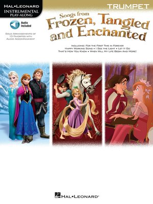 cover image of Songs from Frozen, Tangled and Enchanted--Trumpet Songbook